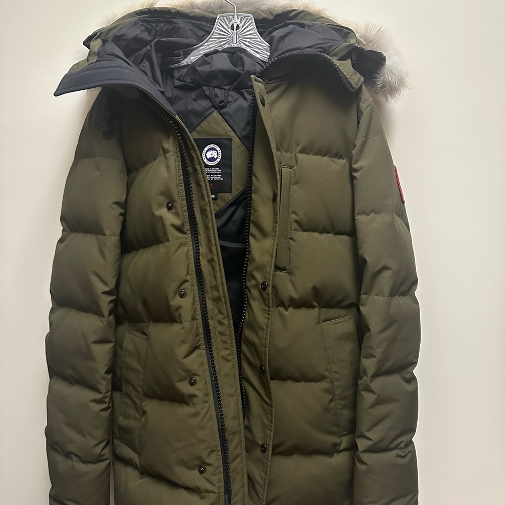 Canada Goose Olive Green Puffer Jacket